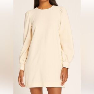 Joie Elegant Cream Long Sleeve Dress 💚 Sample Piece